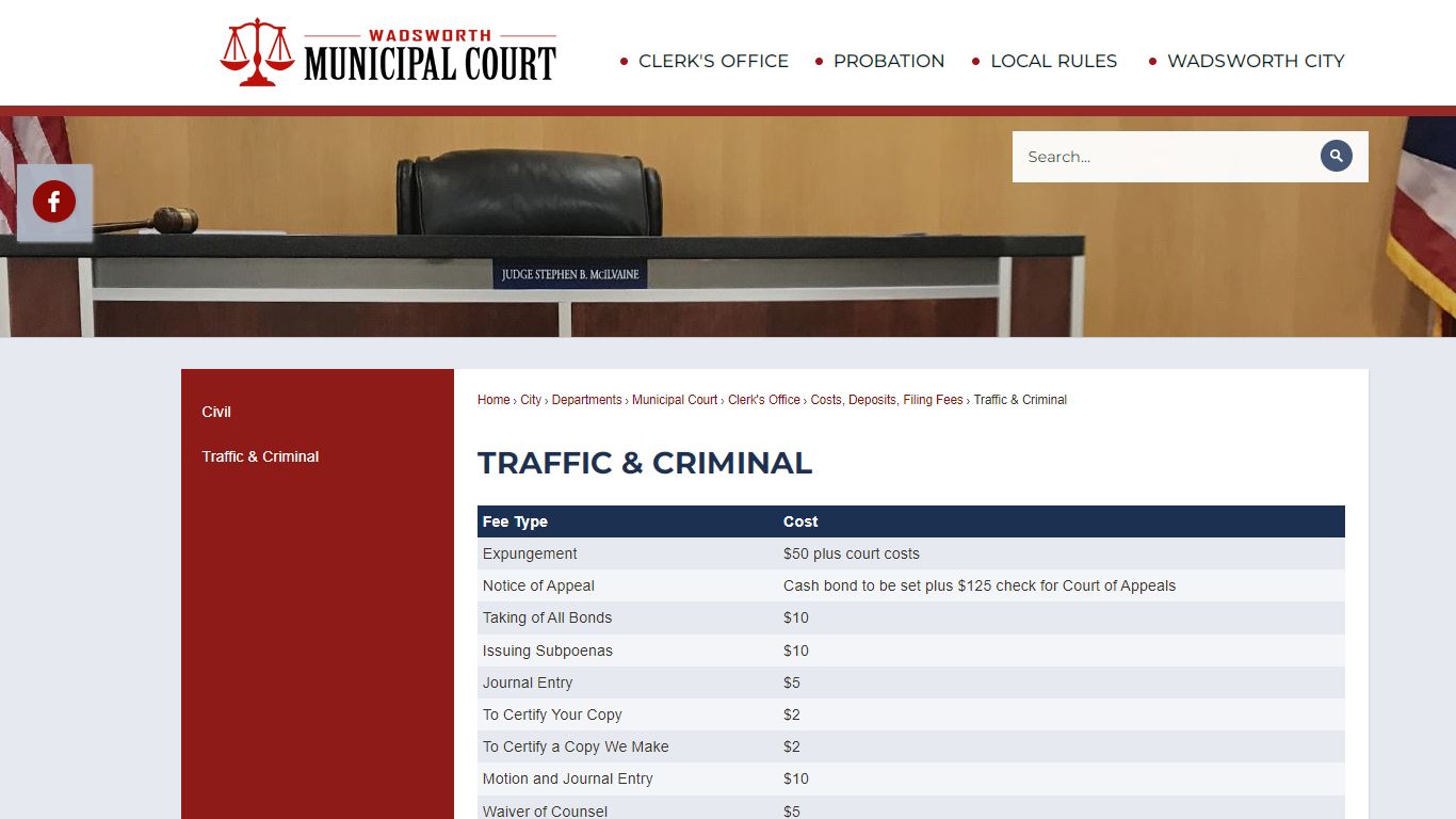 Traffic & Criminal | Wadsworth, OH
